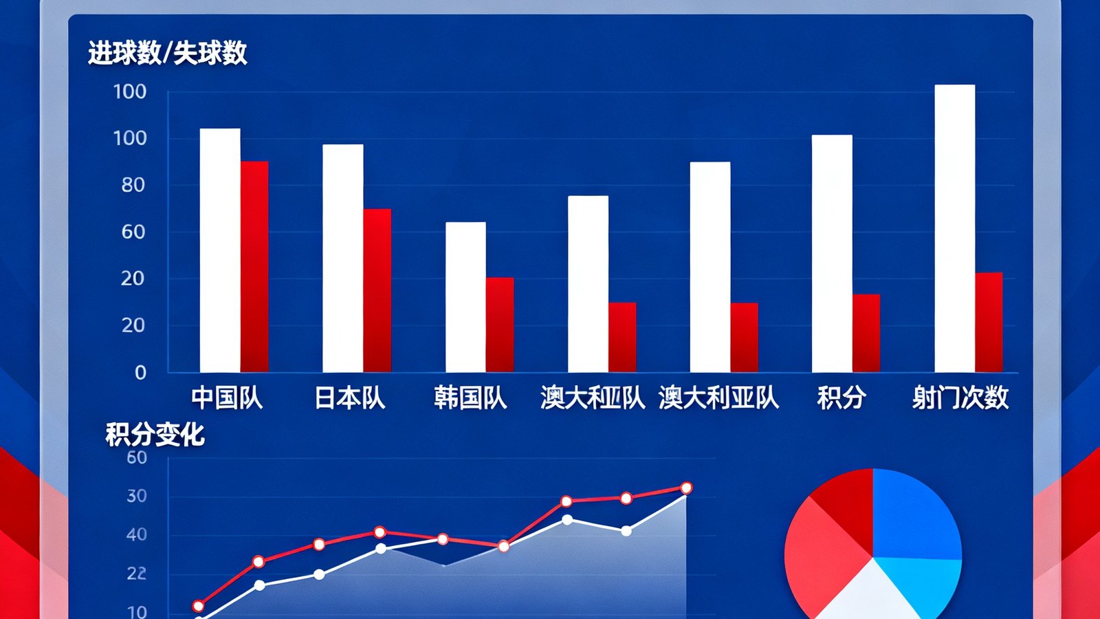 2025年1月亚洲杯小组赛阶段数据总结报告配图，统计图表展示各队关键数据对比